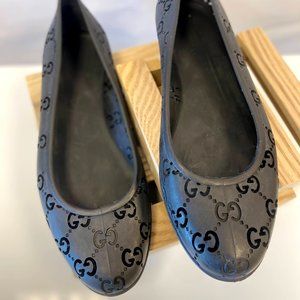 Gucci Rubber Ballet Flats